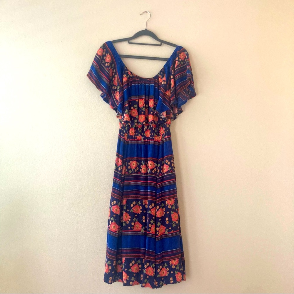Floral Midi Dress - Picture 1 of 6